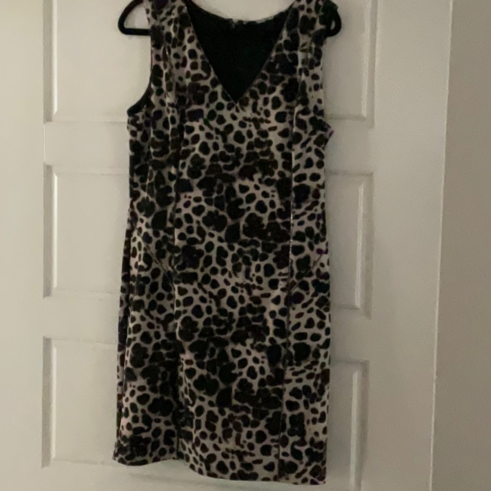 Leopard print dress